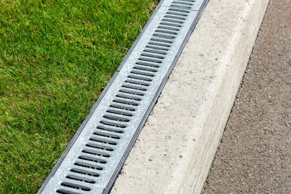 Courtyard Drain Installation in Scranton